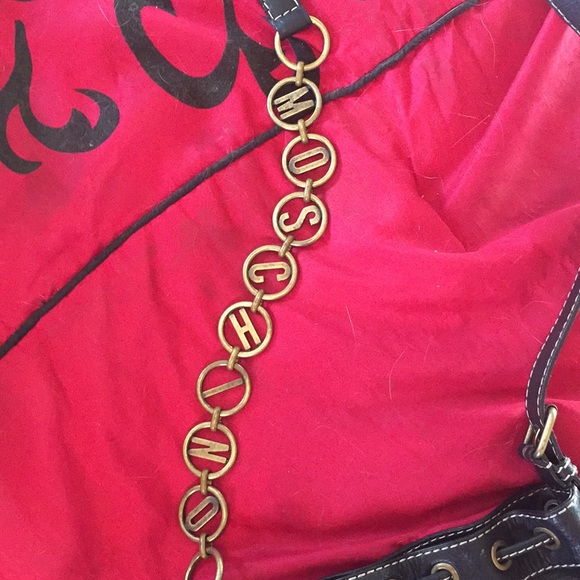 Authentic Moschino Lettered Strap Mini Bucket - Picture 2 of 7